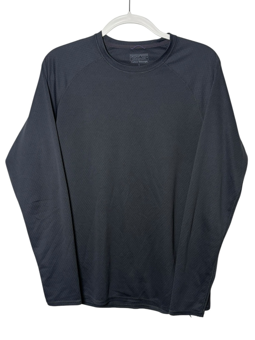 Patagonia Capilene Midweight Base Layer Shirt L Gray Performance Outdoors